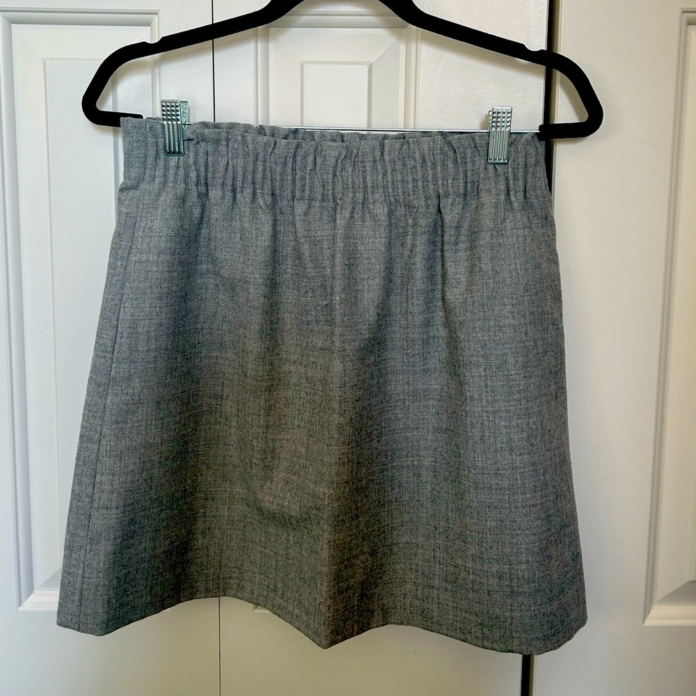 J. Crew Grey Formal Skirt